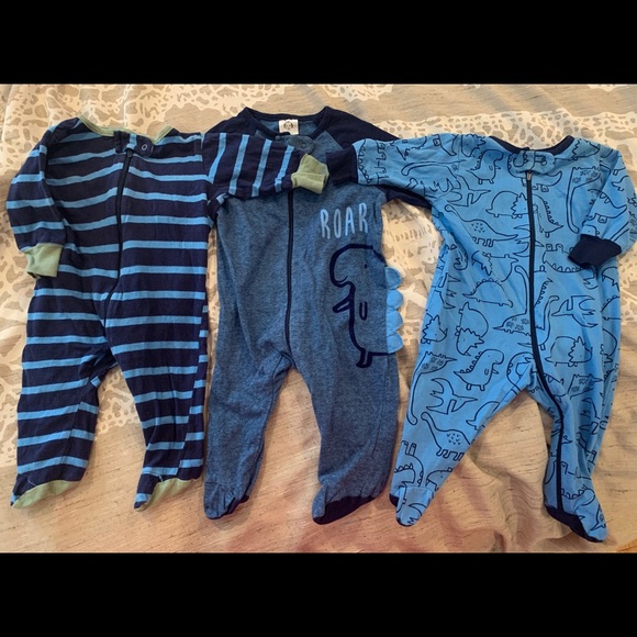 Other - baby boy footed pajama sets | 0-3 months